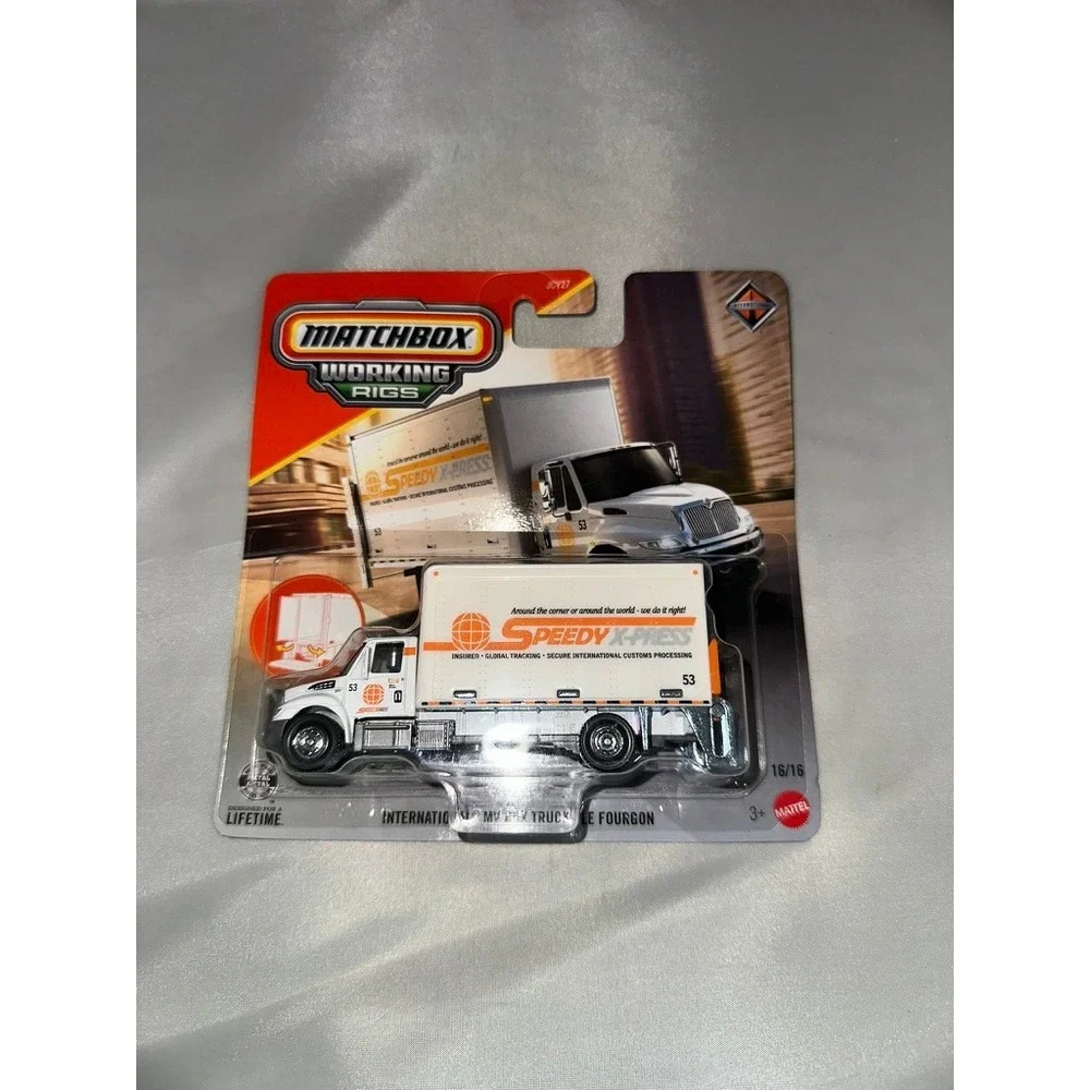 Matchbox Working Rigs International MV Box Truck Speedy X-Press 16/16 JCY27 NEW